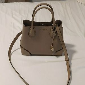 Mercer Gallery Small Leather Satchel bag (Truffle)